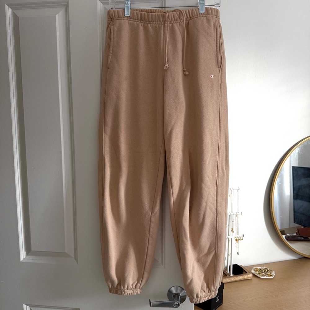 Champion Tan Sweatpants from Urban Outfitters in size small